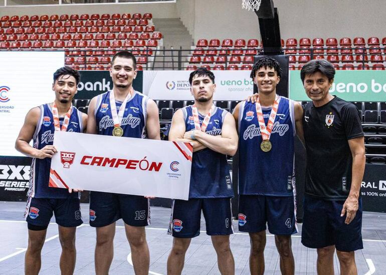 Deportivo Amambay presentó dos equipos para el torneo 3x3 organizado por la CPB, resultando campeón y vice.