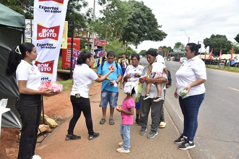 conmovedoras historias de los peregrinantes de Caacupé