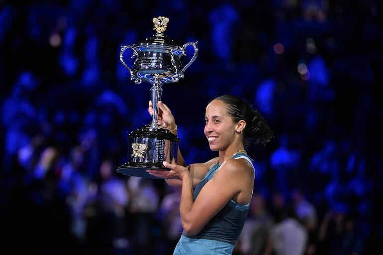 Madison Keys, de Estados Unidos, ganó el Abierto de Australia por primera vez