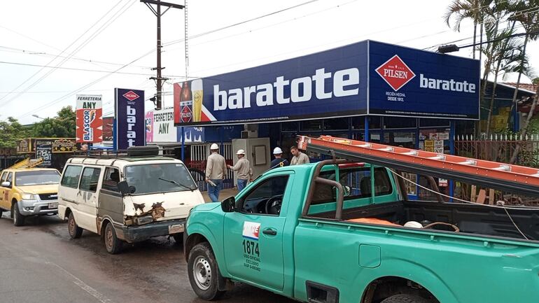 Un local de Baratote fue intervenido en la ciudad de Ypané debido a una conexión clandestina.