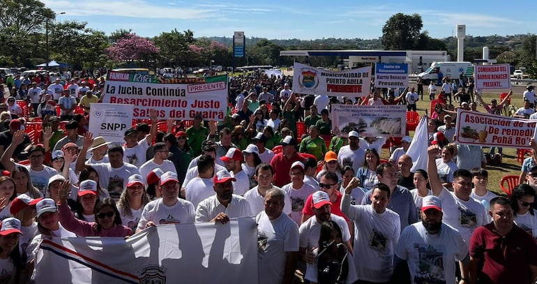 Intendentables de Canindeyú reivindicarán resarcimiento por los desaparecidos Saltos