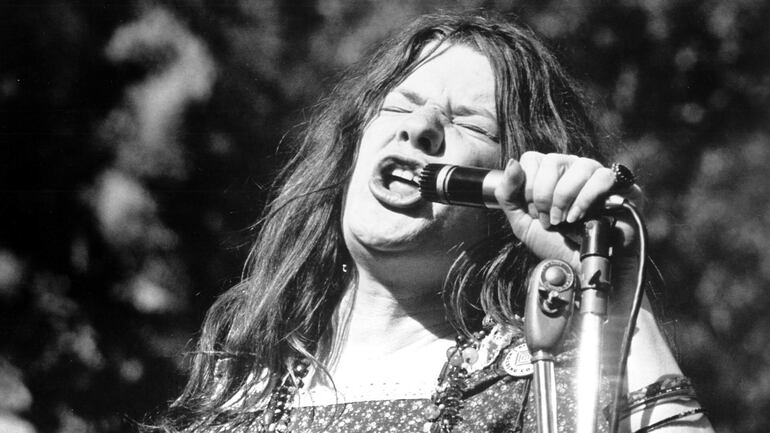 La cantante estadounidense Janis Joplin, una de las voces más destacadas de la historia de la música. Con la proyección la gente podrá conocer más sobre su vida.