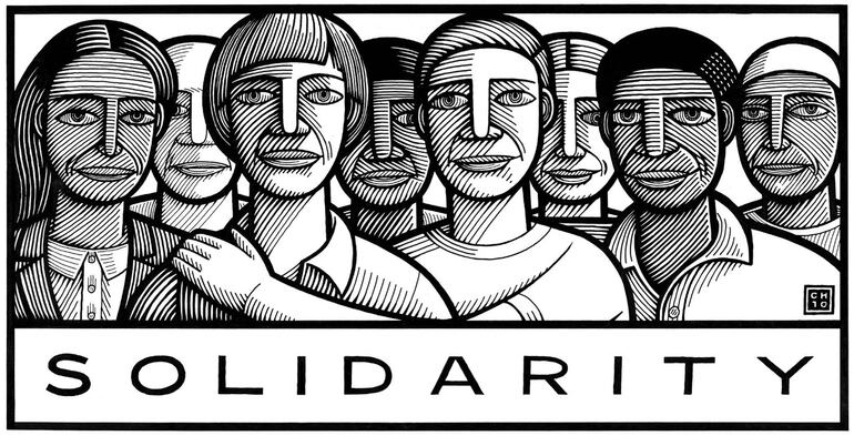 Clifford Harper, "Solidarity".