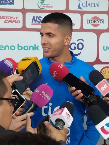 Mateo Gamarra, jugador de la selección paraguaya