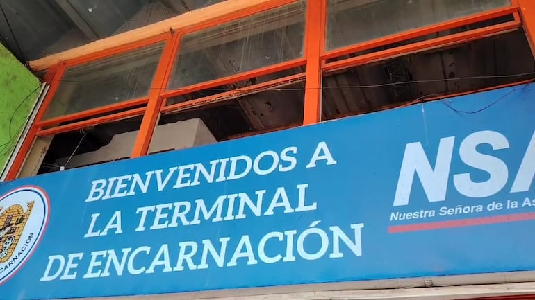 Terminal de Ómnibus de Encarnación.