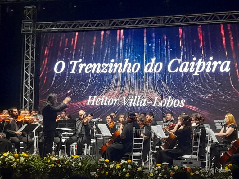 Presentación de la Gala Orquestal Binacional por los 202 años de independencia de Brasil