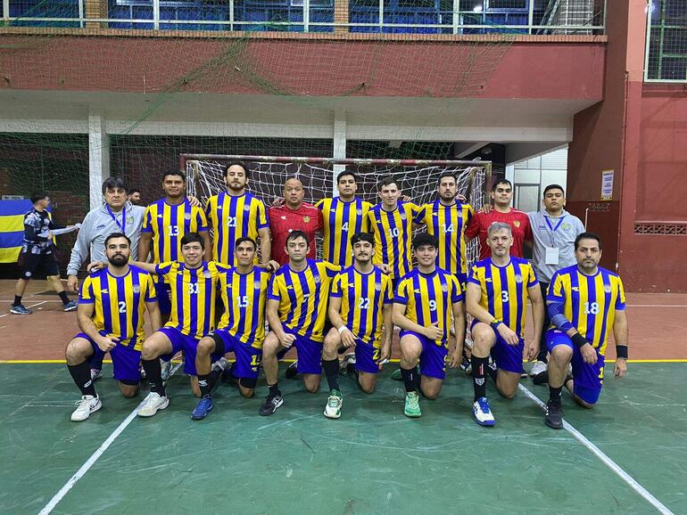 Equipo principal de Luque Handball, finalista del torneo y defensor del título conquistado en 2023.