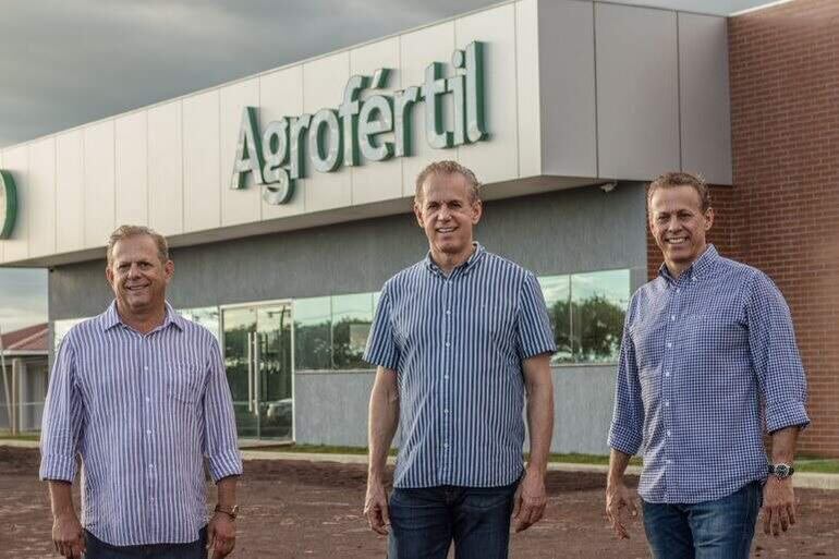 Los hermanos Sarabia: Antonio Ivar, José Marcos y Paulo Sergio, directivos de Agrofértil.