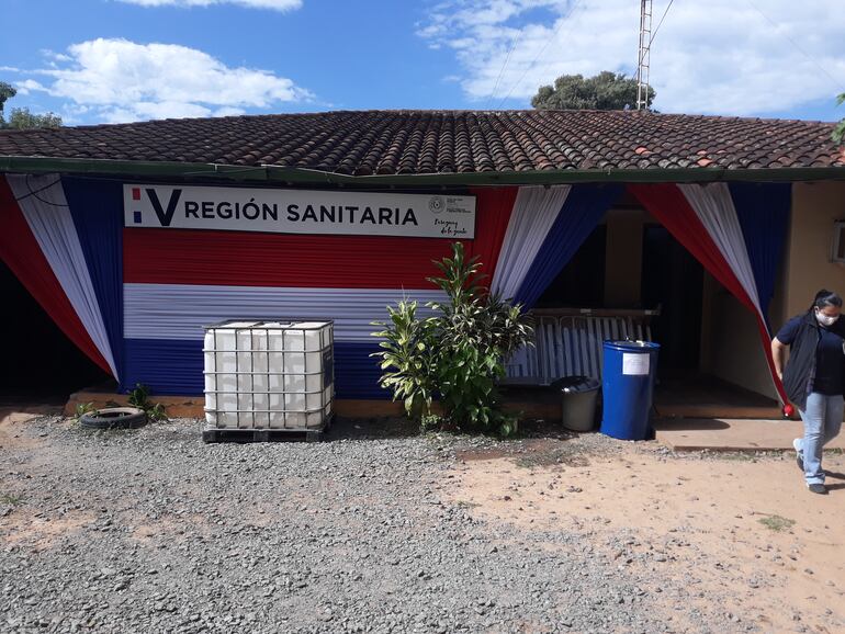 Fachada de la Quinta Región Sanitaria.