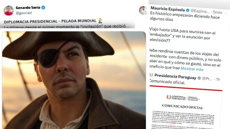 Colorados criticaron a Santiago Peña por exponerse a una "pelada mudial".