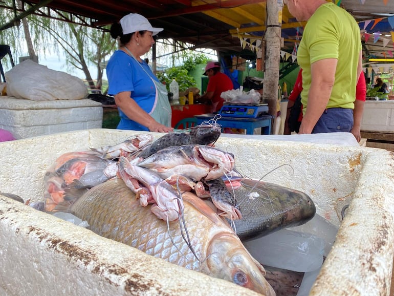 Las vendedoras de pescado de Puente Remanso pueden vender sus productos sobrantes y debidamente registrados ante el Mades por 10 días corridos desde el lunes 4 de noviembre.