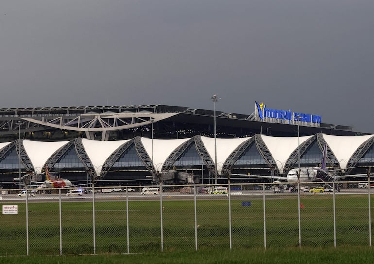 Aeropuerto de Suvarnabhumi, en Tailandia. 