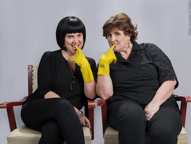 Claudia Scavone y Regina Bachero protagonizan la comedia "Radojka", que se presentará en Casa Mayor.