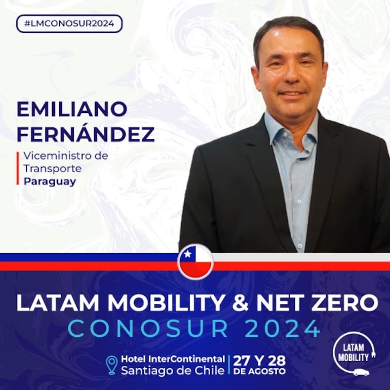 El viceministro de Trasporte, Emiliano Fernández, es uno de los invitados especiales del evento Latam Mobility, donde comentó sobre sus planes de reforma de transporte público mientras los pasajeros sufren reguladas.