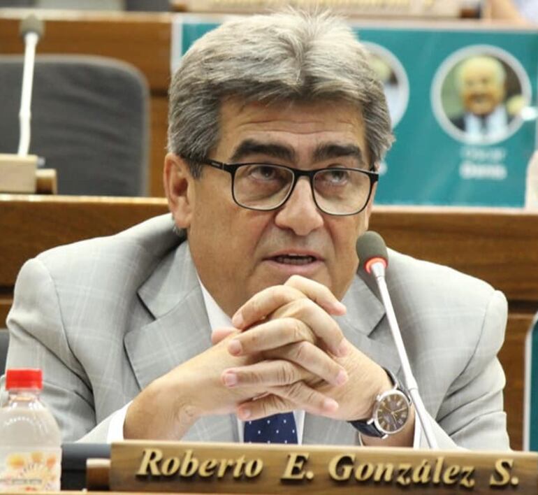 Roberto González, diputado colorado reelecto por Cordillera. 