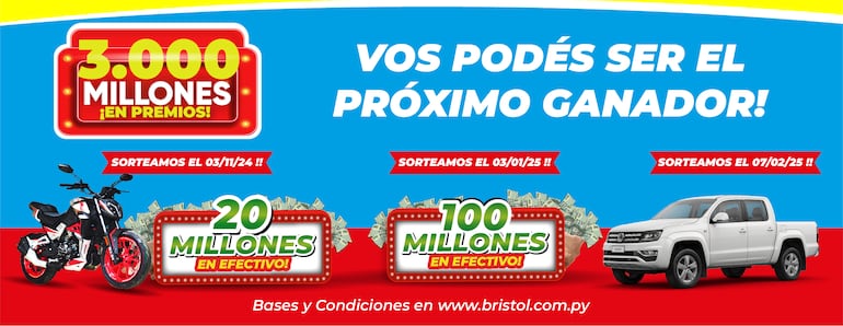 Vos podes el próximo ganador de Bristol.