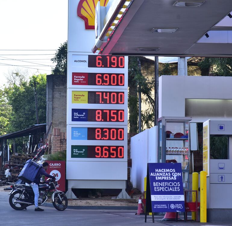 Fprecio de combustibles.