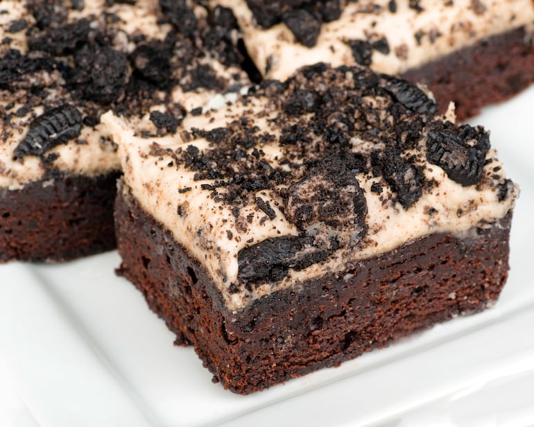 Brownie con Oreo.