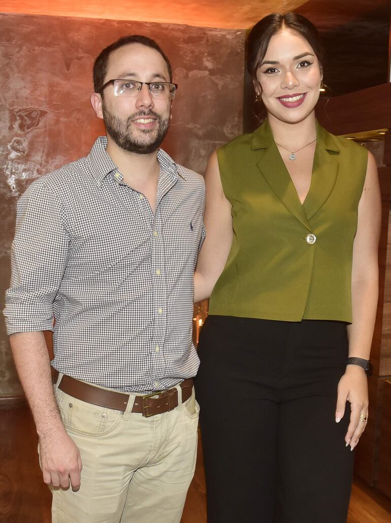 Luis Rodríguez e Ingrid Hassan.