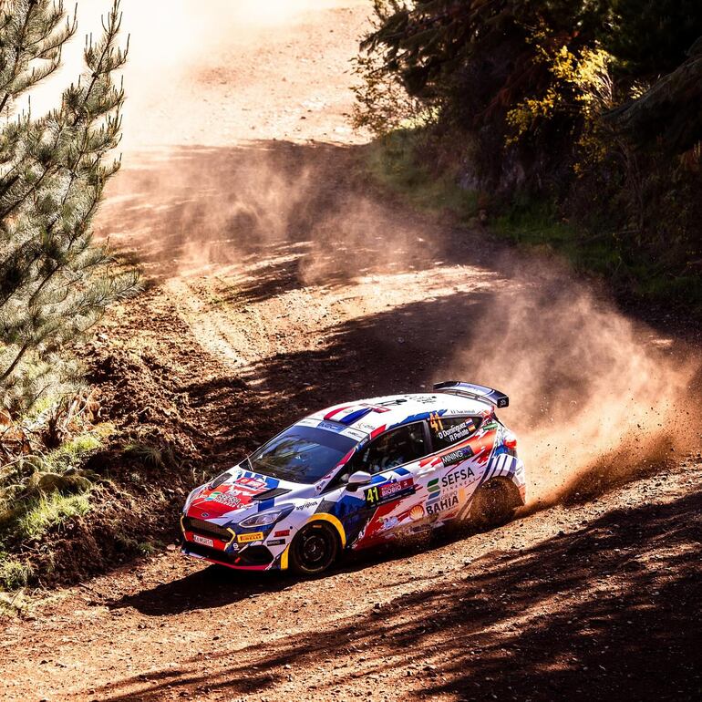 Diego Domínguez Bejarano y Rogelio Peñate (Ford Fiesta Rally3).