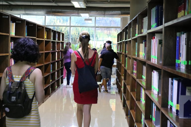 Interior de la Biblioteca del Congreso.