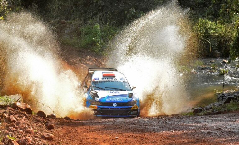 El piloto Augusto Bestard, al mando del Volkswagen Polo GTI R5, fue el último ganador del Rally de Colonias Unidas, en el 2021.