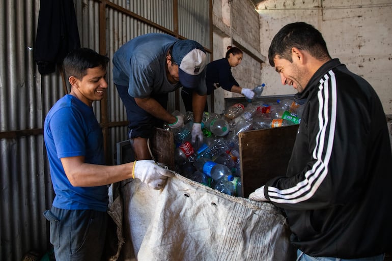 El reciclaje de envases emplea a 130.000 y representa un flujo de negocios de US$ 450 millones en Paraguay, según informes oficiales.