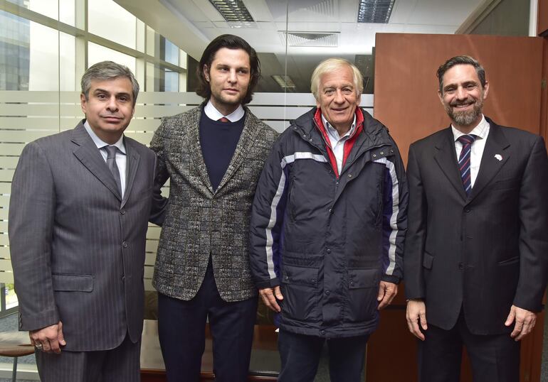 Jorge Jure, José María Manzoni, Francisco Benavente y Alejandro Rubin.