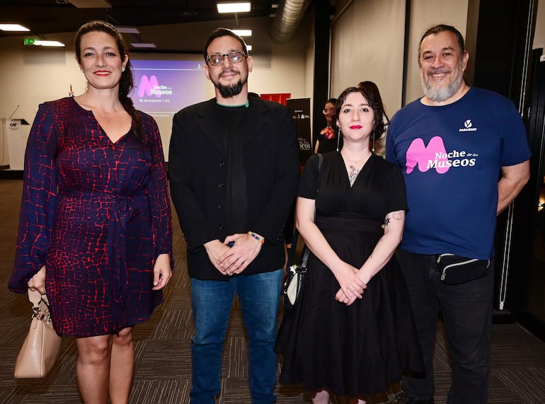 Tatiana Genovese Ostertag, Eduardo Quintana, Sara García y Alberto García. 