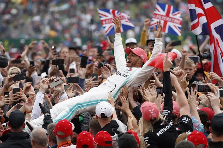 Lewis Hamilton conquistó el Gran Premio de Gran Bretaña de Fórmula Uno.