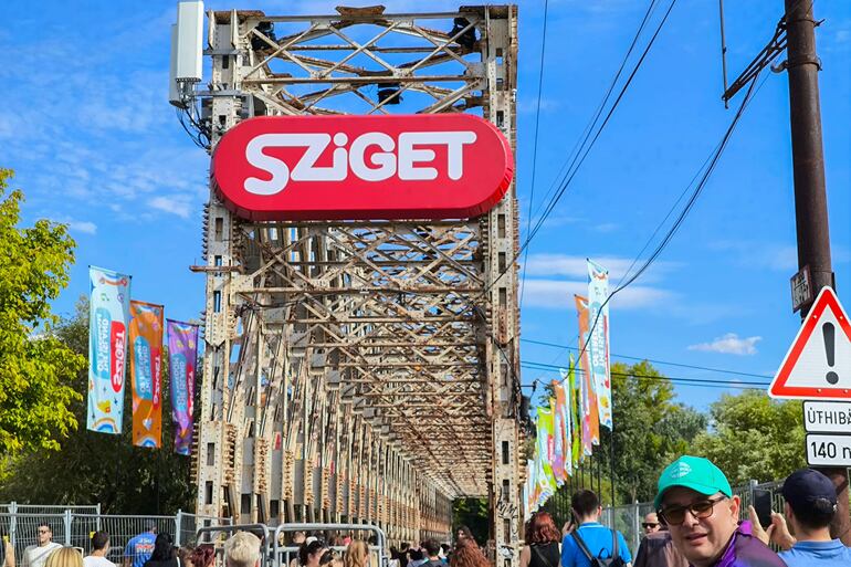 Entrada al festival Sziget de Budapest. 
