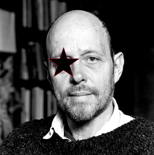 James C. Scott con la estrella negra anarquista (intervención sobre una fotografía original de Michael Marsland)