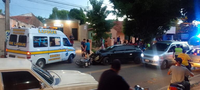 accidente Luque