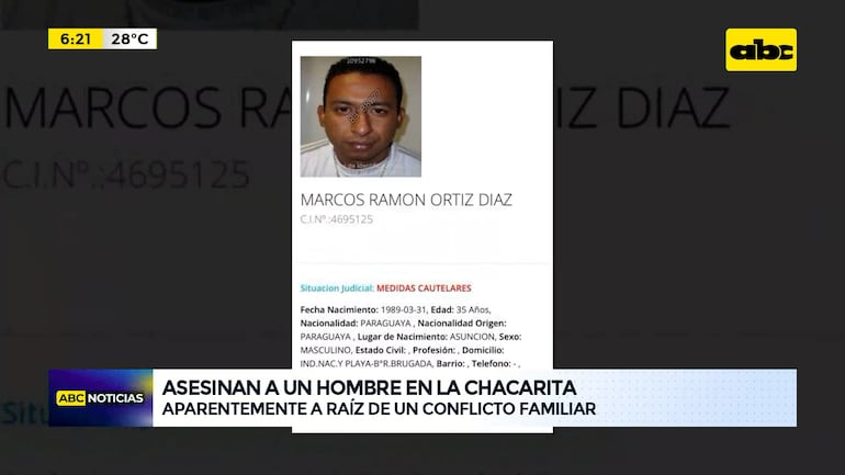 Video: Asesinan a un hombre en la Chacarita tras conflicto familiar