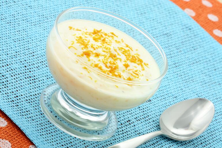 Mousse de naranja.