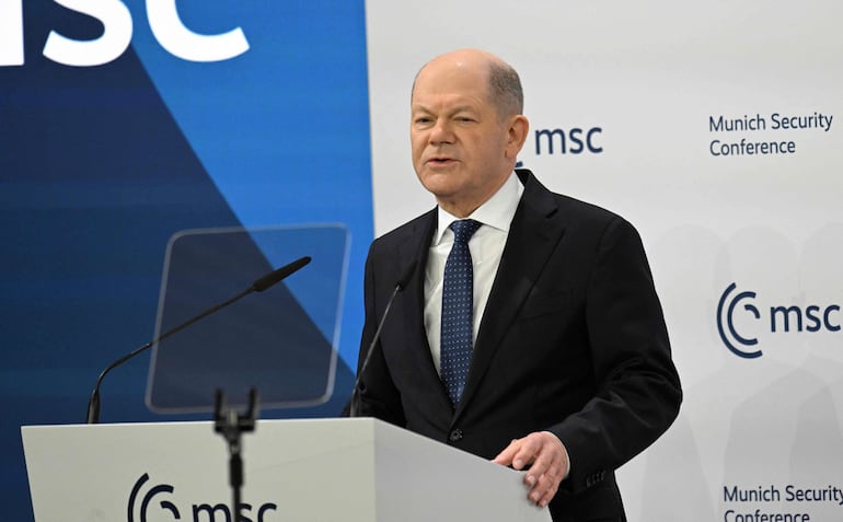 El canciller alemán, Olaf Scholz. 