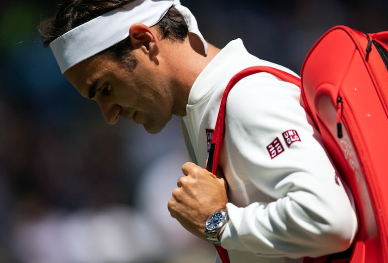 El gran tenista Roger Federer, en 2018. ©Rolex/Jon Buckle.