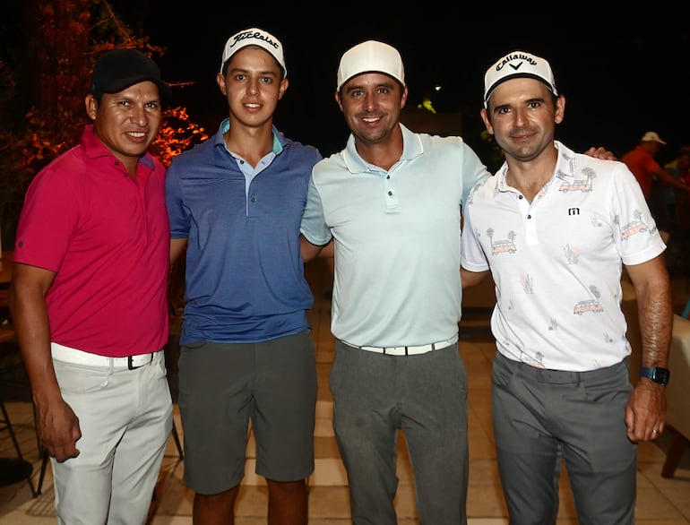 Andrés Romero, Erich Fortlage, Rafael Echenique y Fabrizio Zanotti.