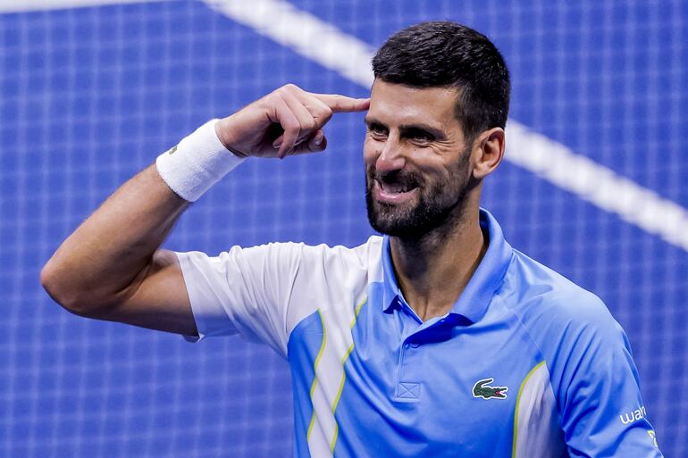 El serbio Novak Djokovic alcanzó su décima final del US Open.