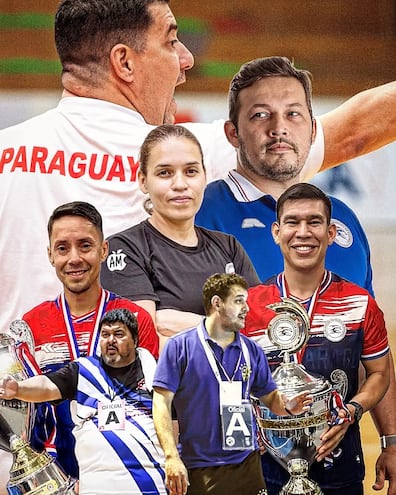 Cuadro de los entrenadores de selecciones nacionales electos por la Confederación Paraguaya de Handball para este año.