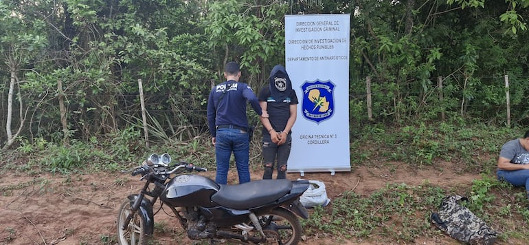 Aprehenden a joven en Tobatí con gran cargamento de marihuana.