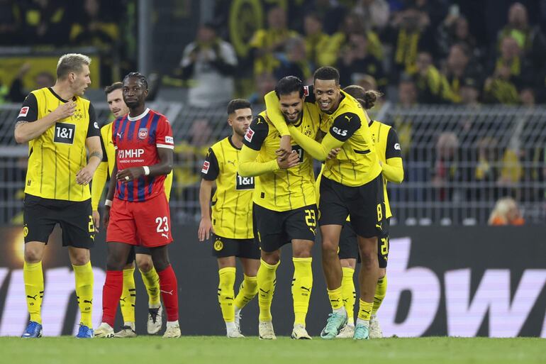 El Dortmund goleó en Alemania