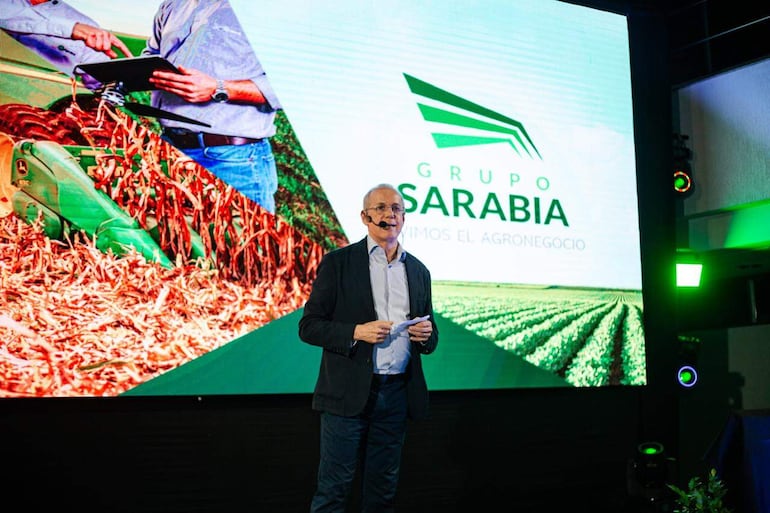 José Marcos Sarabia, presidente del Grupo Sarabia, en el acto de lanzamiento de la Fundación Sarabia.