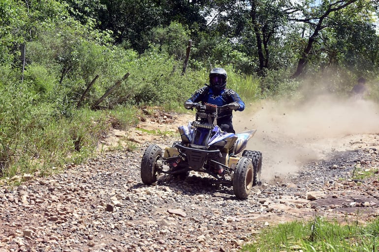 En la categoría Quads, Cristhian Carl fue el destacado en el rally cordillerano.