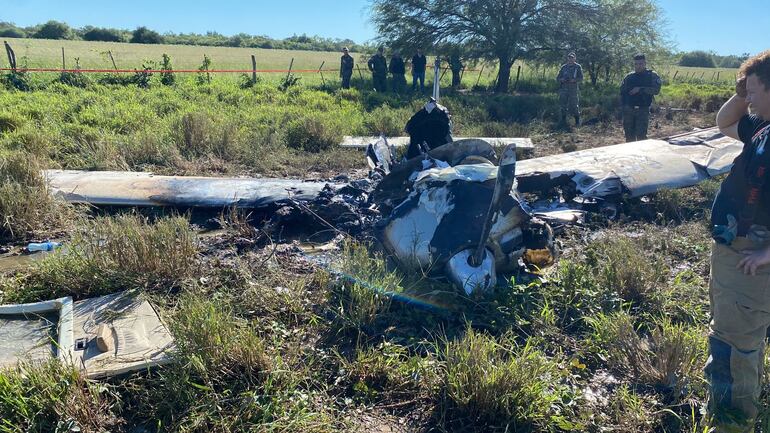 Avioneta siniestrada en Loma Plata, propiedad de Tobías Vargas, era tripulada por dos sujetos con vínculos con el narcotráfico.