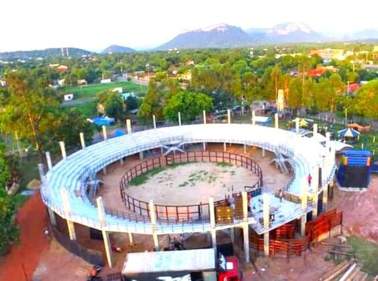 En el coliseo de Paraguarí ubicado en el barrio San Francisco donde se realizarán corridas de toros.