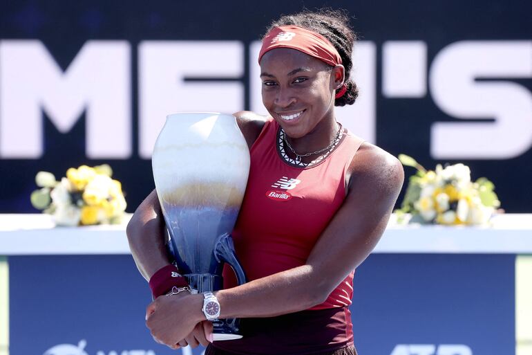 Coco Gauff ganó su primer trofeo WTA 1.000.