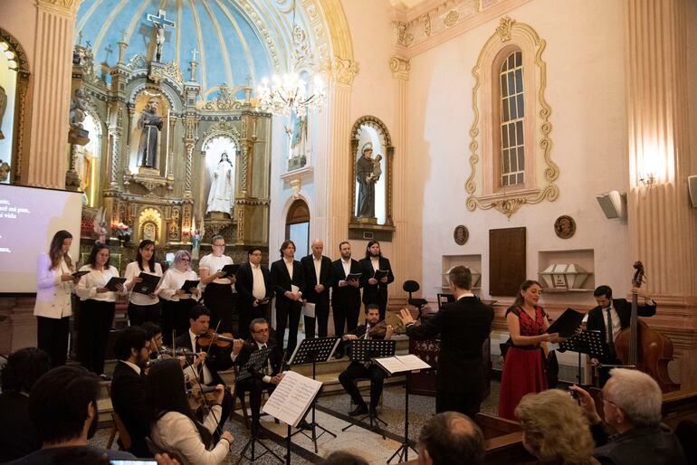 La Iglesia de San Francisco fue uno de los escenarios de los conciertos realizados en el marco del Festival Bach Sudamericano 2023.