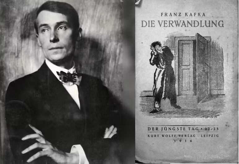Kurt Wolff, el editor de Kafka, y La metamorfosis, publicada en 1916 bajo el sello Kurt Wolff Verlag