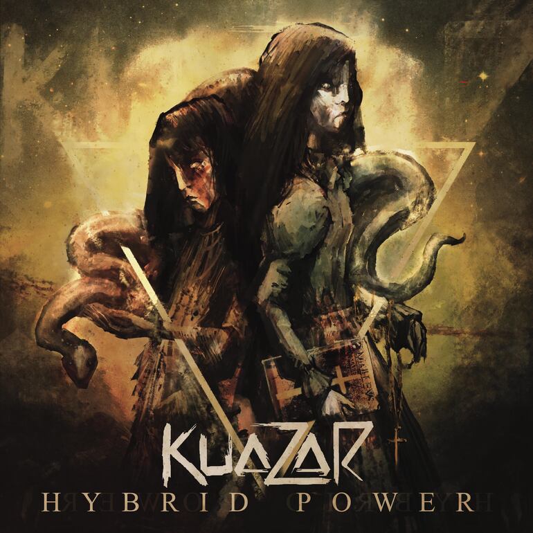 Portada del álbum "Hybrid Power" de Kuazar.